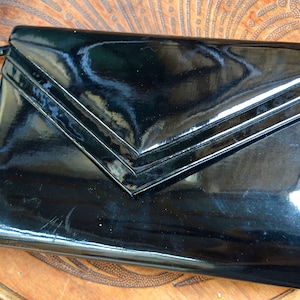 Vintage Handbag, Salisburys Handbag, Leather Handbag, Handbag, Black Handbag, 1980s Handbag, Vintage Accessories, Gifts for Her, Women Gift