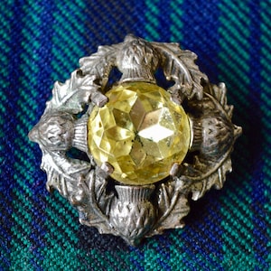 Celtic Brooch, Scottish Brooch, Scotland Lover, Celtic Jewellery, Vintage Brooch, Thistle Brooch, Vintage Jewellery, Gifts for Women