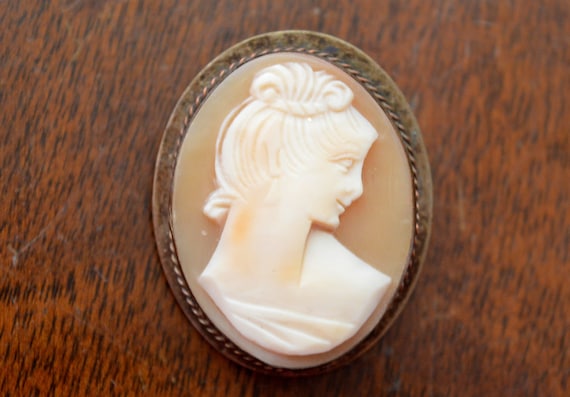 Cameo Brooch, Victorian Brooch, Antique Brooch, Vintage Brooch, Edwardian Brooch, Brooch, Vintage Jewelry, Gifts for Her, Mothers Day Gift