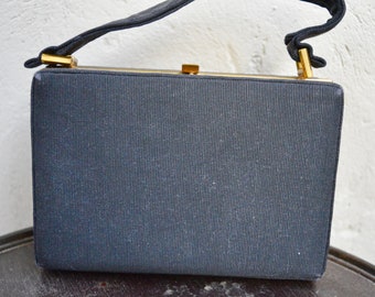 Vintage Handbag, Handbags in uk, Vintage Accessories, Black Bag, Top Handle Handbag, Gifts for Women, Mothers Day Gift, Prom Gift