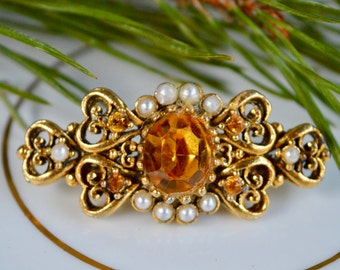 Vintage Brooch, Edwardian Brooch, Heart Brooch, Brooch, Brooch Vintage, Vintage Jewellery, Vintage Jewelry, Gifts for Her, Mothers Day Gift