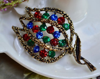 Joyería nupcial, Broche Vintage, Broche Floral, Broche de Flores, Bisutería, Broche, Broche de Cristal, Regalos para Mujeres, Regalo Día de la Madre