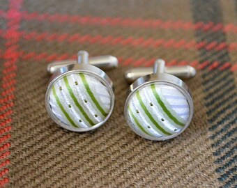 Gemelli, Gemelli vintage, Gemelli tartan, Gemelli di seta, Gemelli nel Regno Unito, Regali per lui, Regalo del giorno dei padri, Regalo di nozze, Regalo celtico