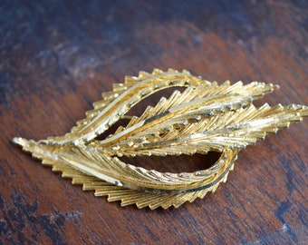 Vintage Brooch, Leaf Brooch, Geometric Brooch, Brooch, Brooch Vintage, Vintage Jewellery, Vintage Jewelry, Gets for Her, Wedding Gift