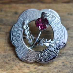 Mizpah Brooch, Thistle Brooch, Scottish Brooch, Celtic Brooch, Brooch, Brooch Vintage, Celtic Jewellery, Costume Jewellery Brooch, Scotland