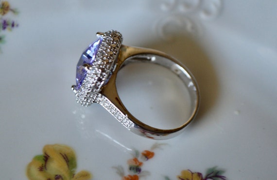 Ring Set, Purple Ring, Vintage Ring, Vintage Jewe… - image 6