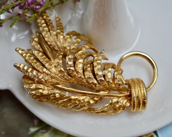 Vintage Brooch, Leaf Brooch, Floral Brooch, Brooch Vintage, Brooch, Vintage Jewelry, Gifts for Her, Wedding Gift, Mothers Day Gift