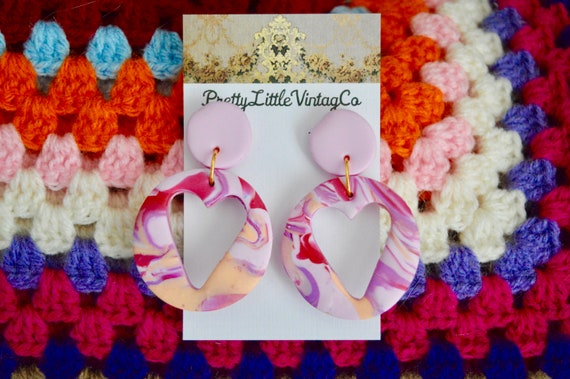 Orecchini A Cuore Donna – Pendenti San Valentino – 1x2 Cm – Lega Dorata – Gioiello Romantico In Confezione Regalo