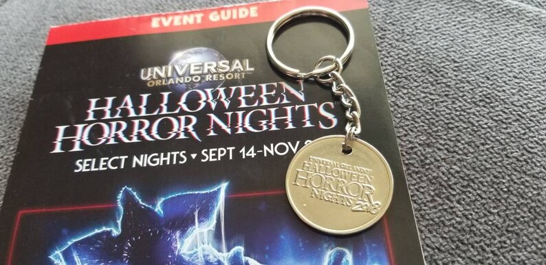 Universal Studios Orlando Halloween Horror Nights Arcade Token Etsy