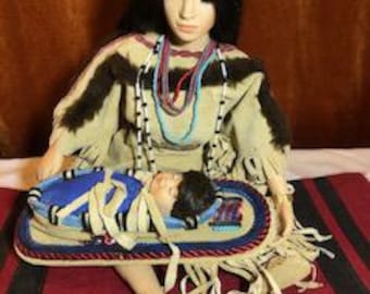 Porcelain collectible doll