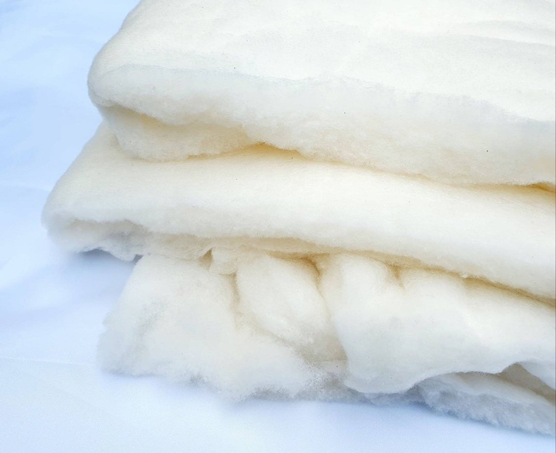 Thick 240sgm 100 Cotton Wadding Extra Soft Etsy