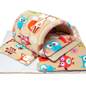 Set mit 1 Liner, Fleece Käfig Liner für Meerschweinchen Und Kleintiere