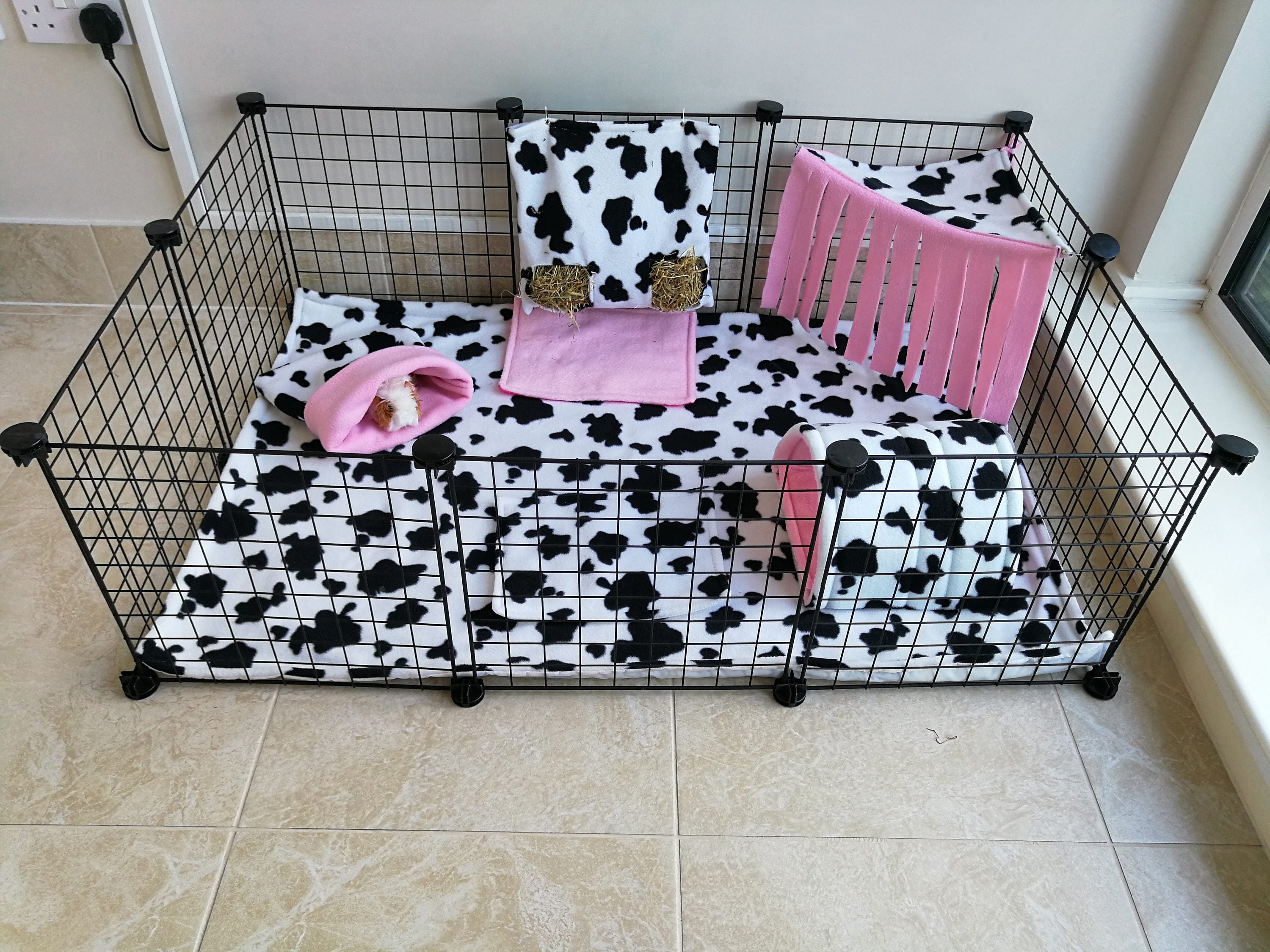 C&C waterproof fleece cage liner set Etsy