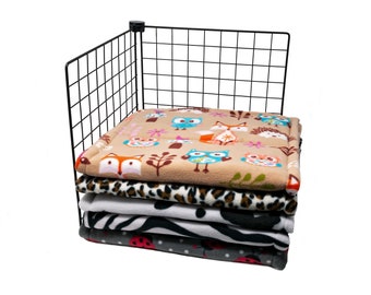 Guinea Pig And Small Animals Cage liners, Fleece On Both Sides