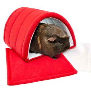 View of Guinea Pig and Small Animal Fleece Tunnel. - Etsy