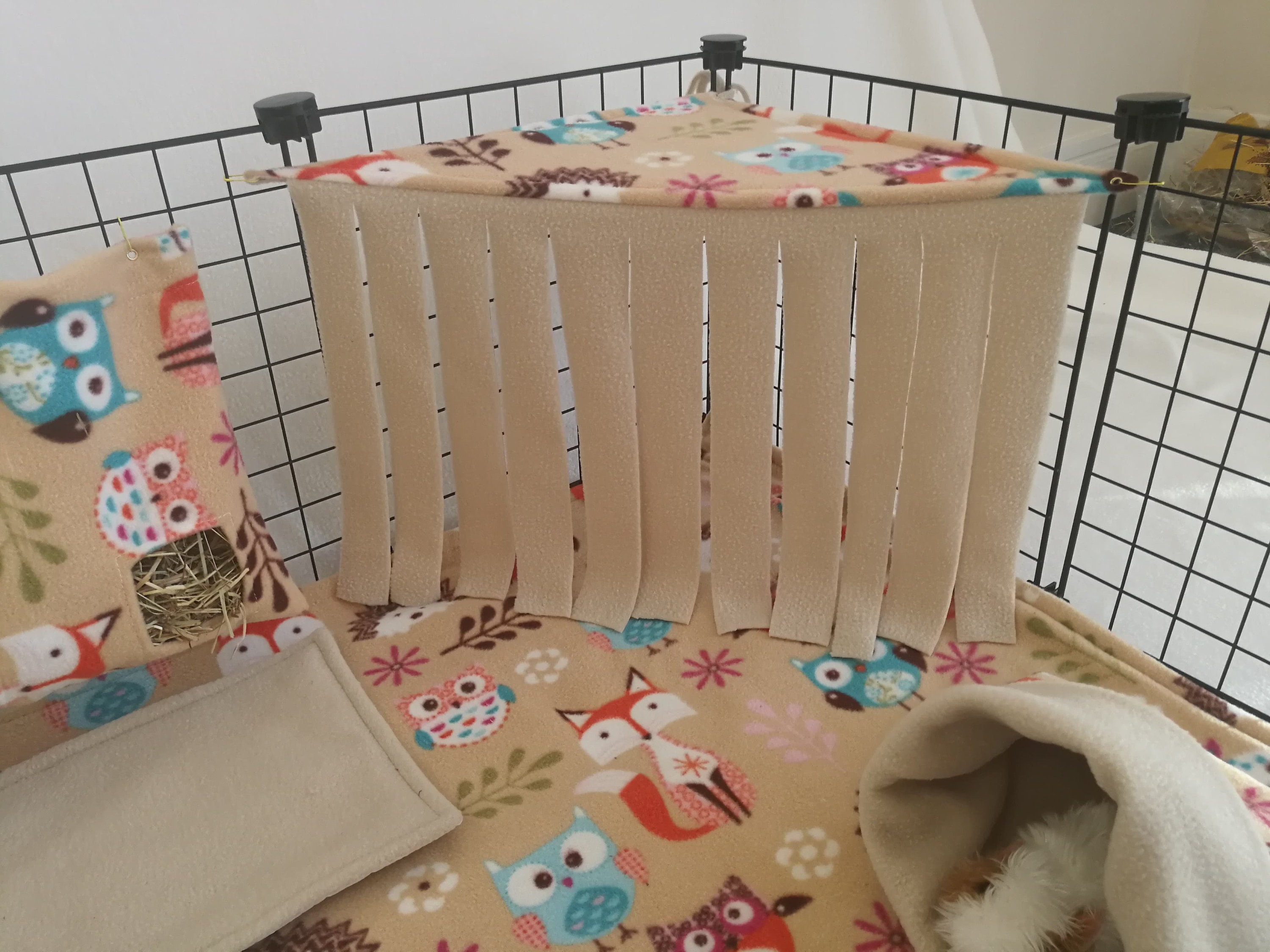 C&C Waterproof Fleece Cage Liner Set Etsy UK