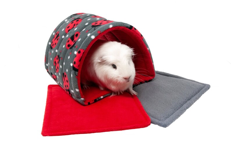 C&C Waterproof Fleece Cage Liner Set Ladybird. Etsy