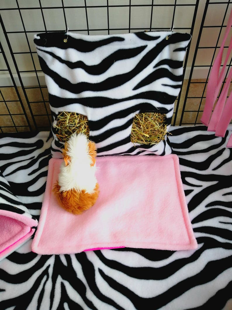 C&C Waterproof Fleece Cage Liner Set Zebra Etsy