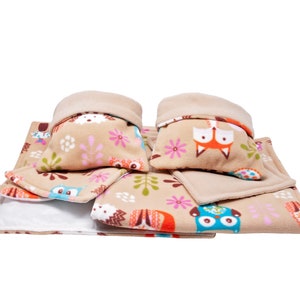 Set With 2 Liners, Fleece Cage Liner For Guinea Pigs And Small Animals
