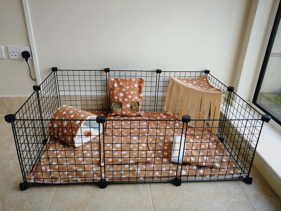 C&C Waterproof Fleece Cage Liner Set Etsy