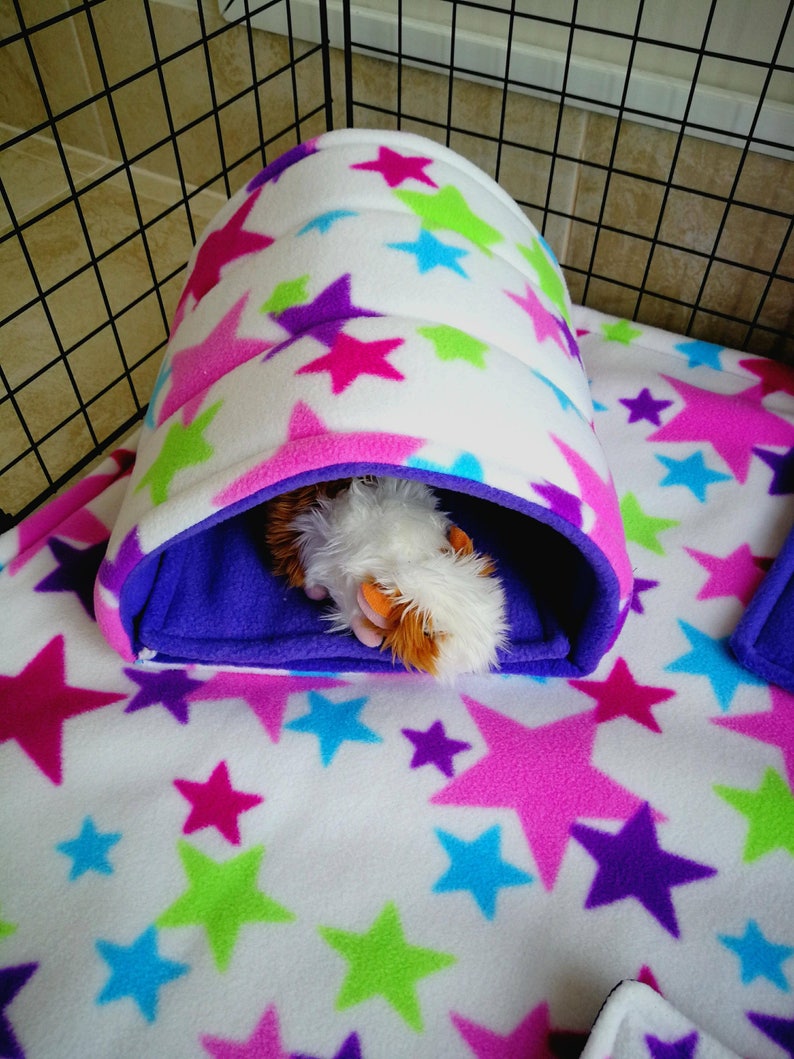 C&C Waterproof Fleece Cage Liner Set Rainbow Stars Etsy