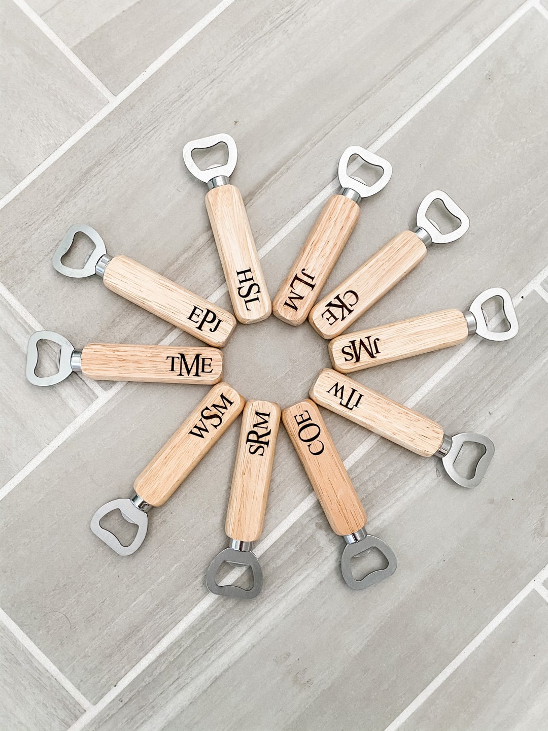 Monogrammed Bottle Openers. Great for a Fathers Day Gift, Birthday Gift, Graduation Gift Etsy UK