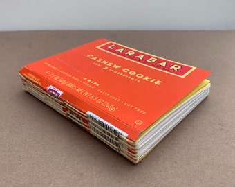 Larabar Recycled Cardboard Long Stitch Journal