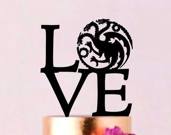 Game Of Thrones Cake Topper Wedding Etsy Game Of Thrones Cake Topper Wedding Etsy