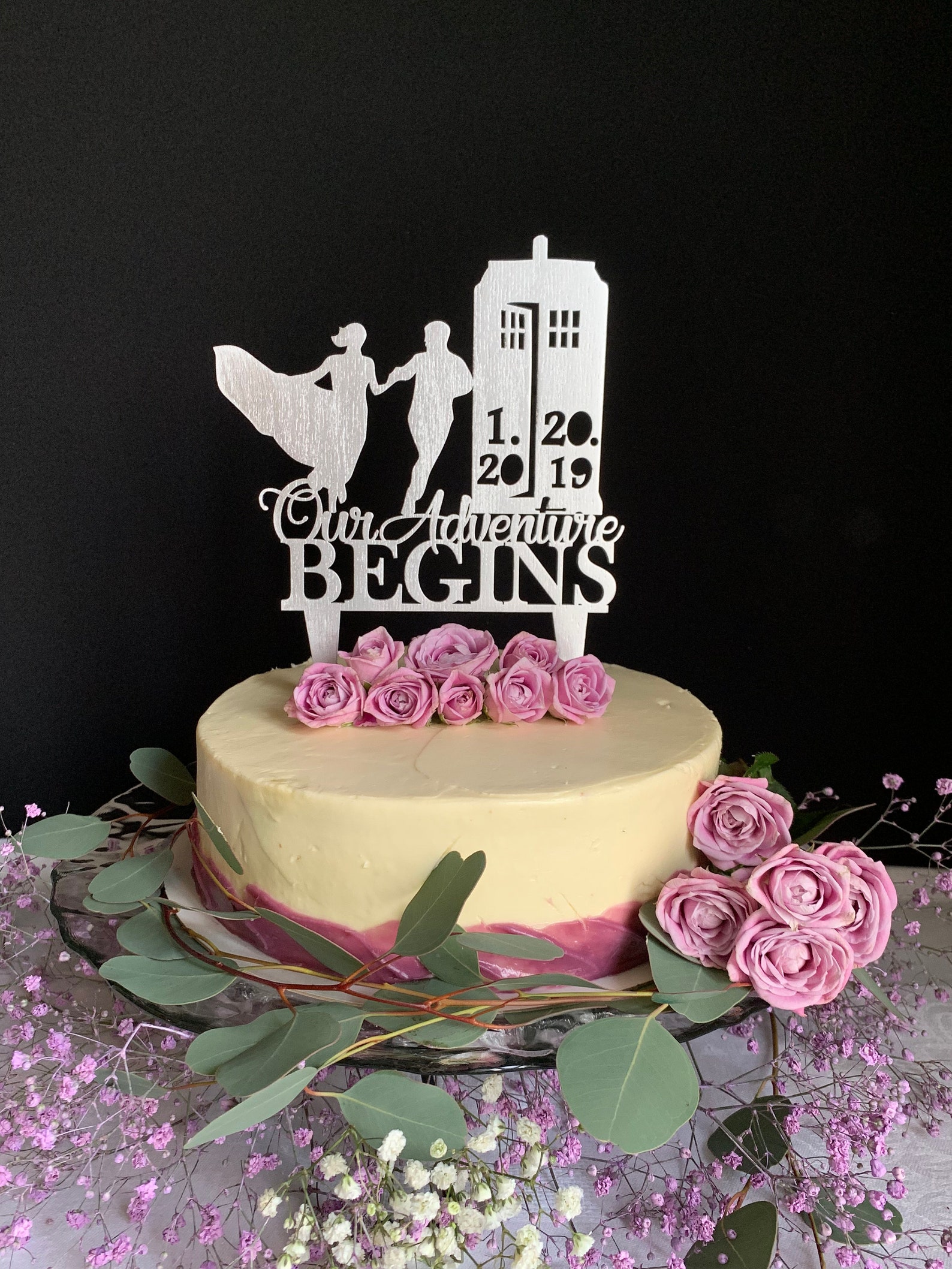 Running to the Police Call Box Wedding Cake Topper Our Etsy