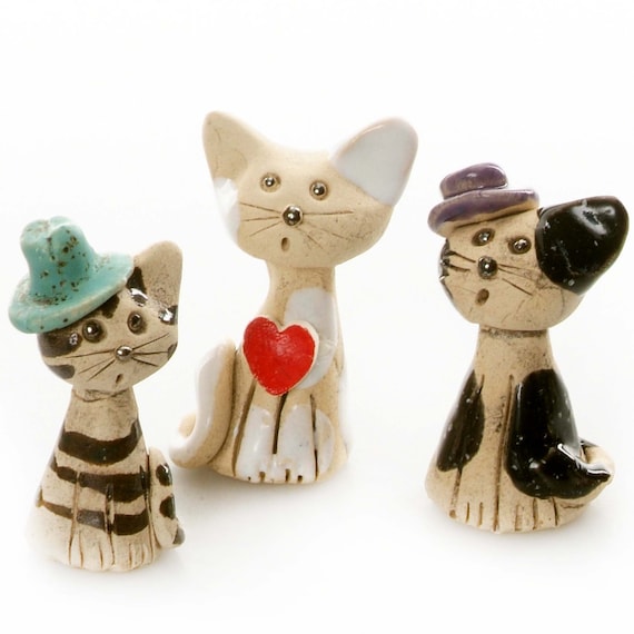 Cadeau pour les amoureux des chats 4 mignons adorables mini chats