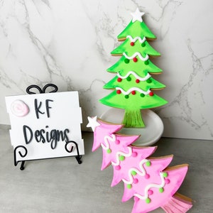 Fake Christmas Tree Cookies, Christmas Fake Cookies, Christmas Decor