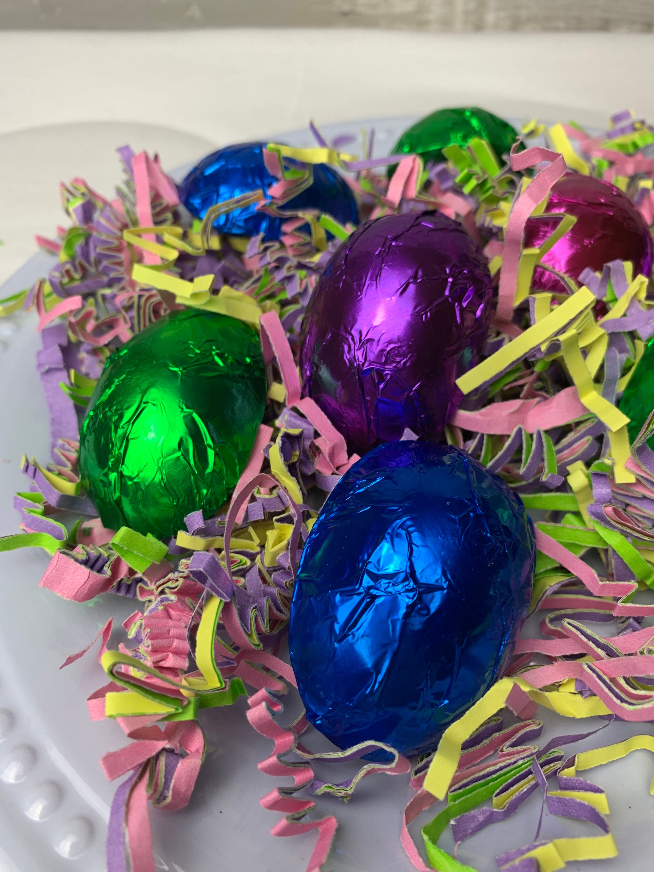 Set of 3 chocolate covered eggs fake Easter eggs Etsy