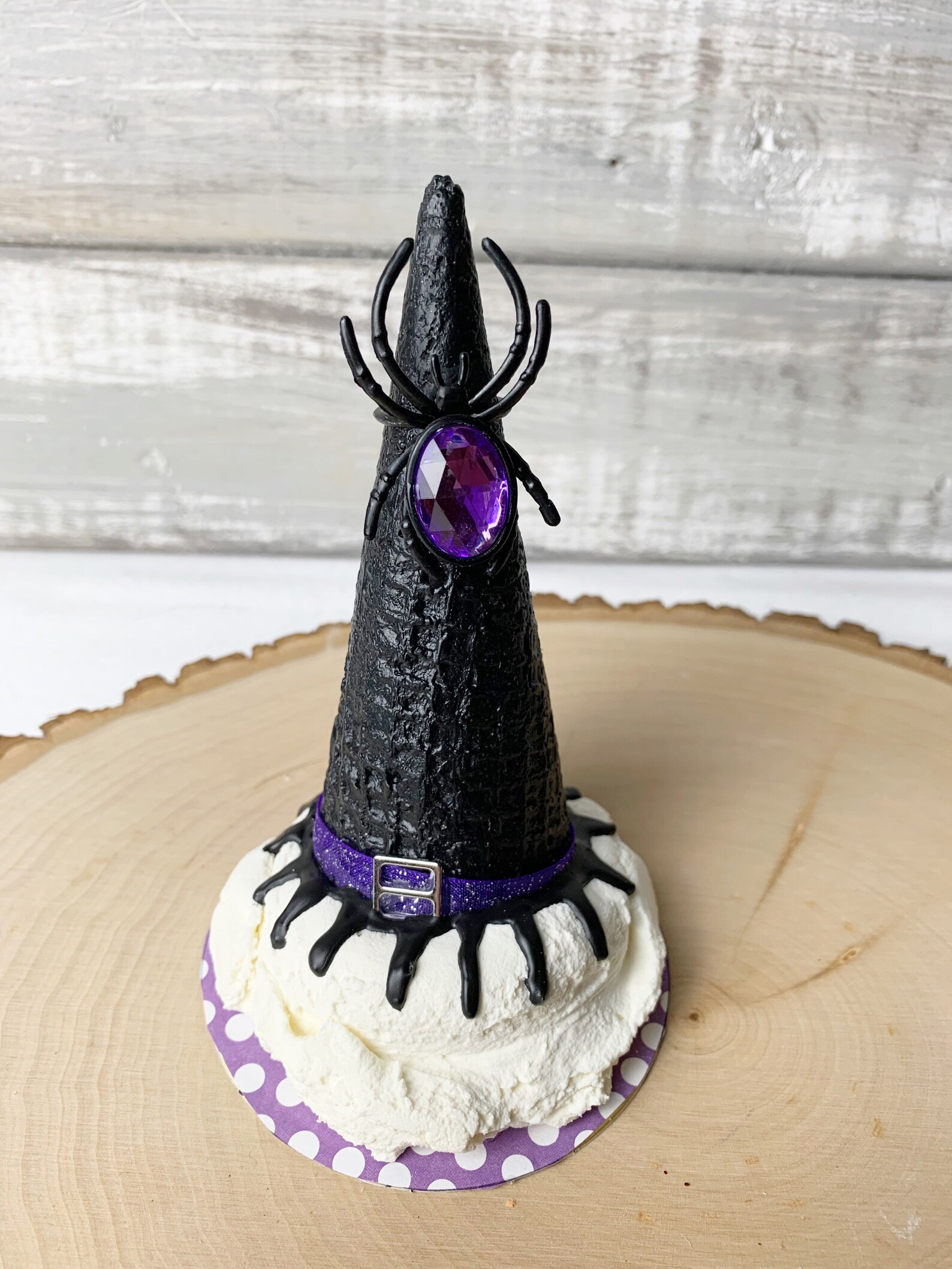 Fake Witches Hats Made From Ice Cream Spilled Ice Cream Etsy