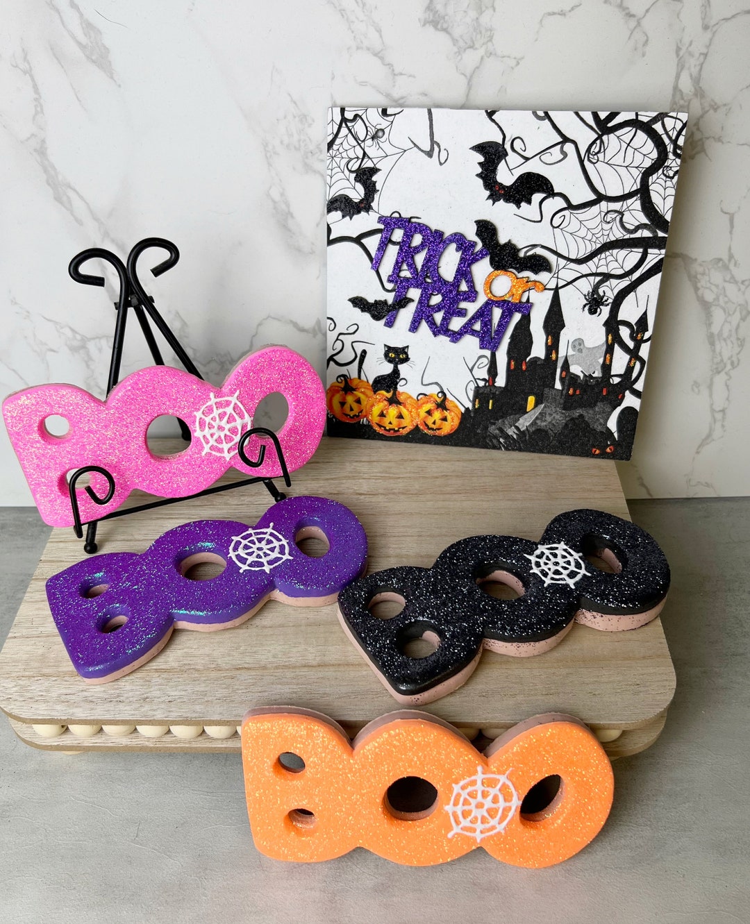 Halloween Fake Cookies, Boo Cookies, Halloween Decor, Halloween Tiered ...