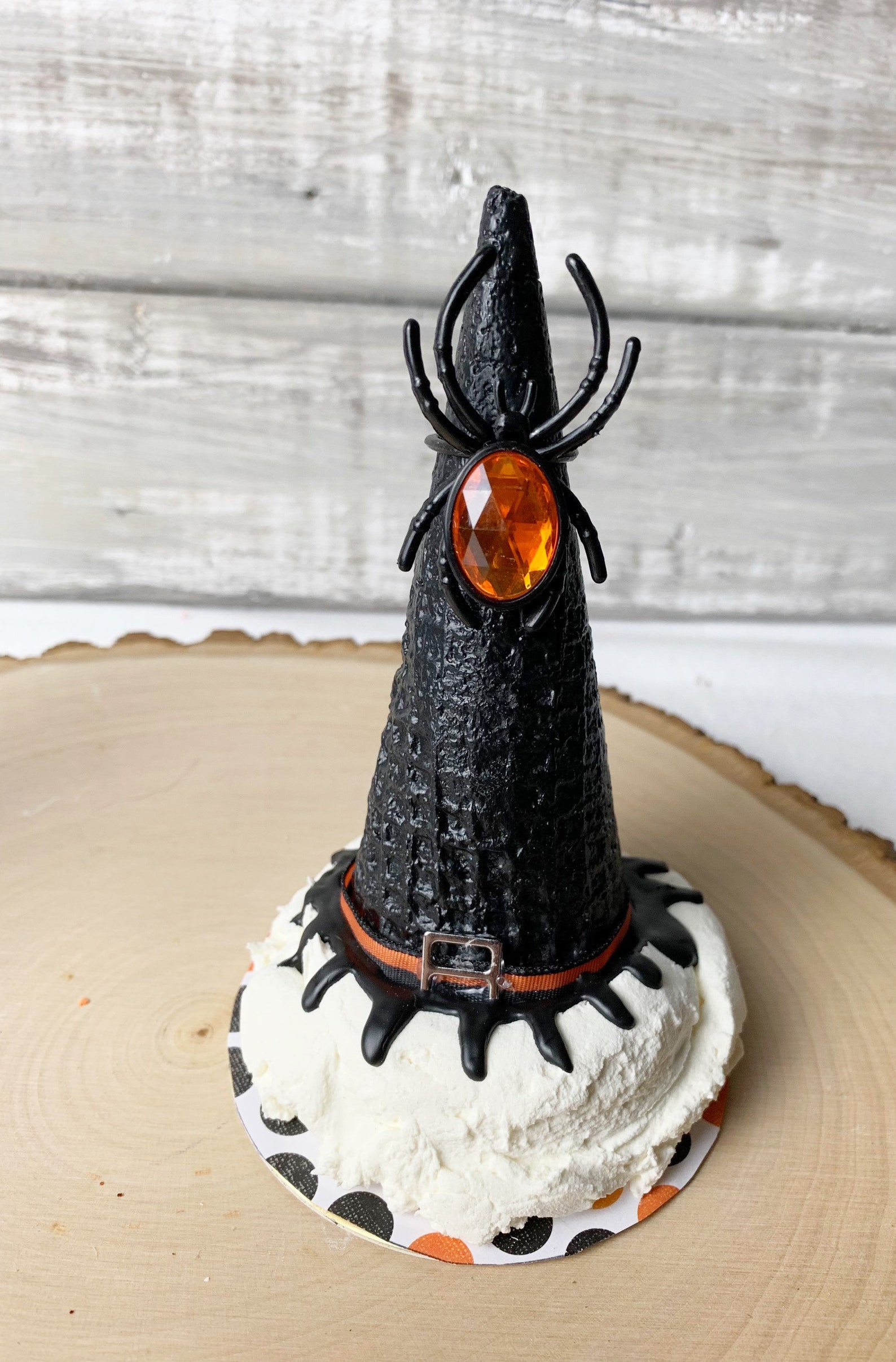 Fake Witches Hats Made From Ice Cream Spilled Ice Cream Etsy