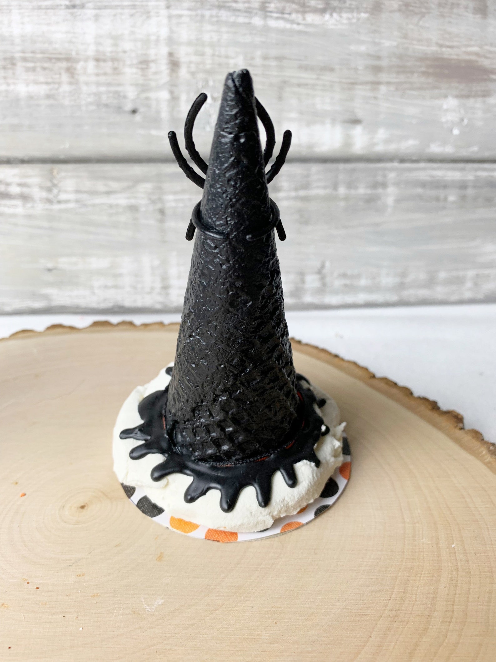 Fake Witches Hats Made From Ice Cream Spilled Ice Cream Etsy