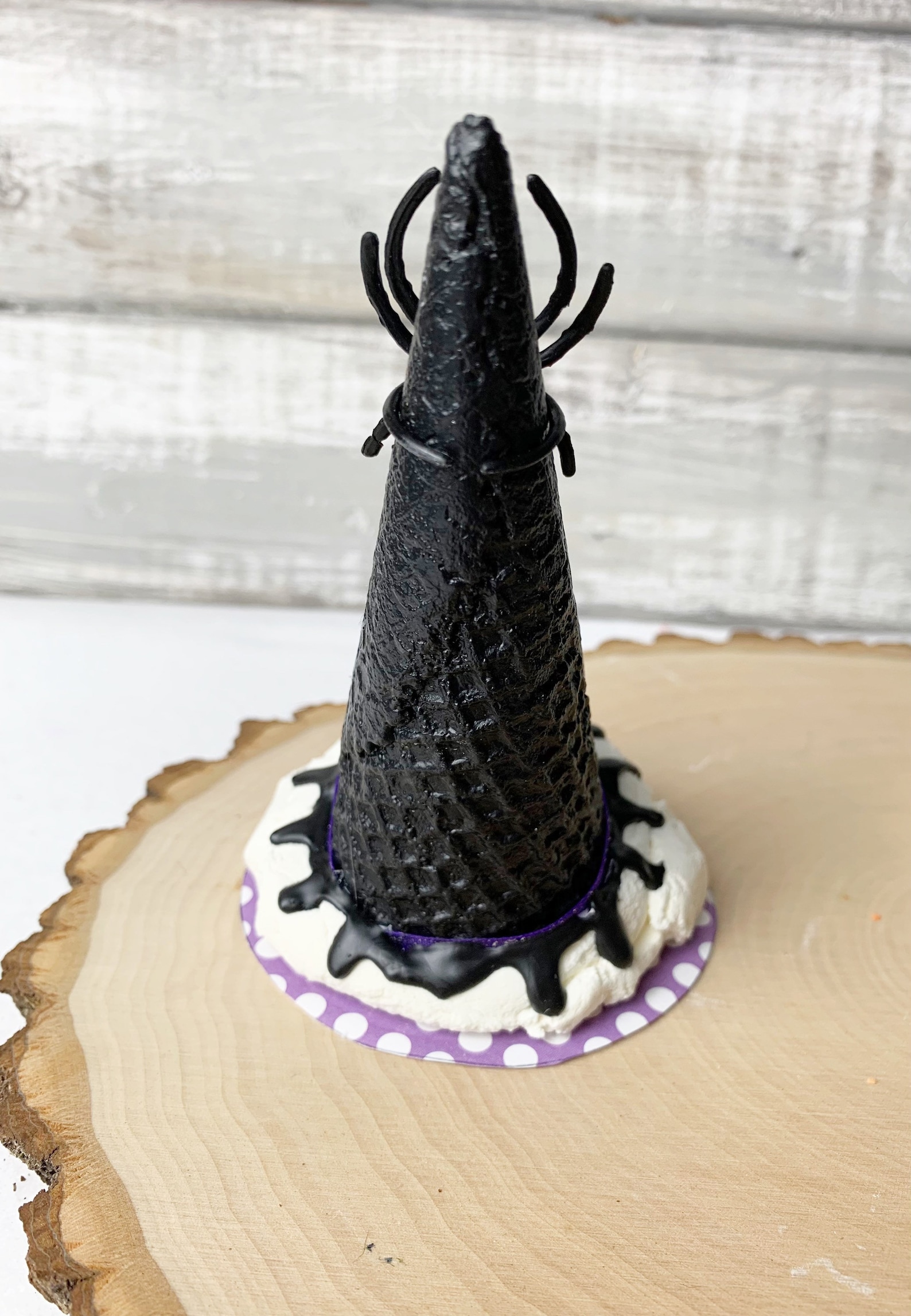 Fake Witches Hats Made From Ice Cream Spilled Ice Cream Etsy