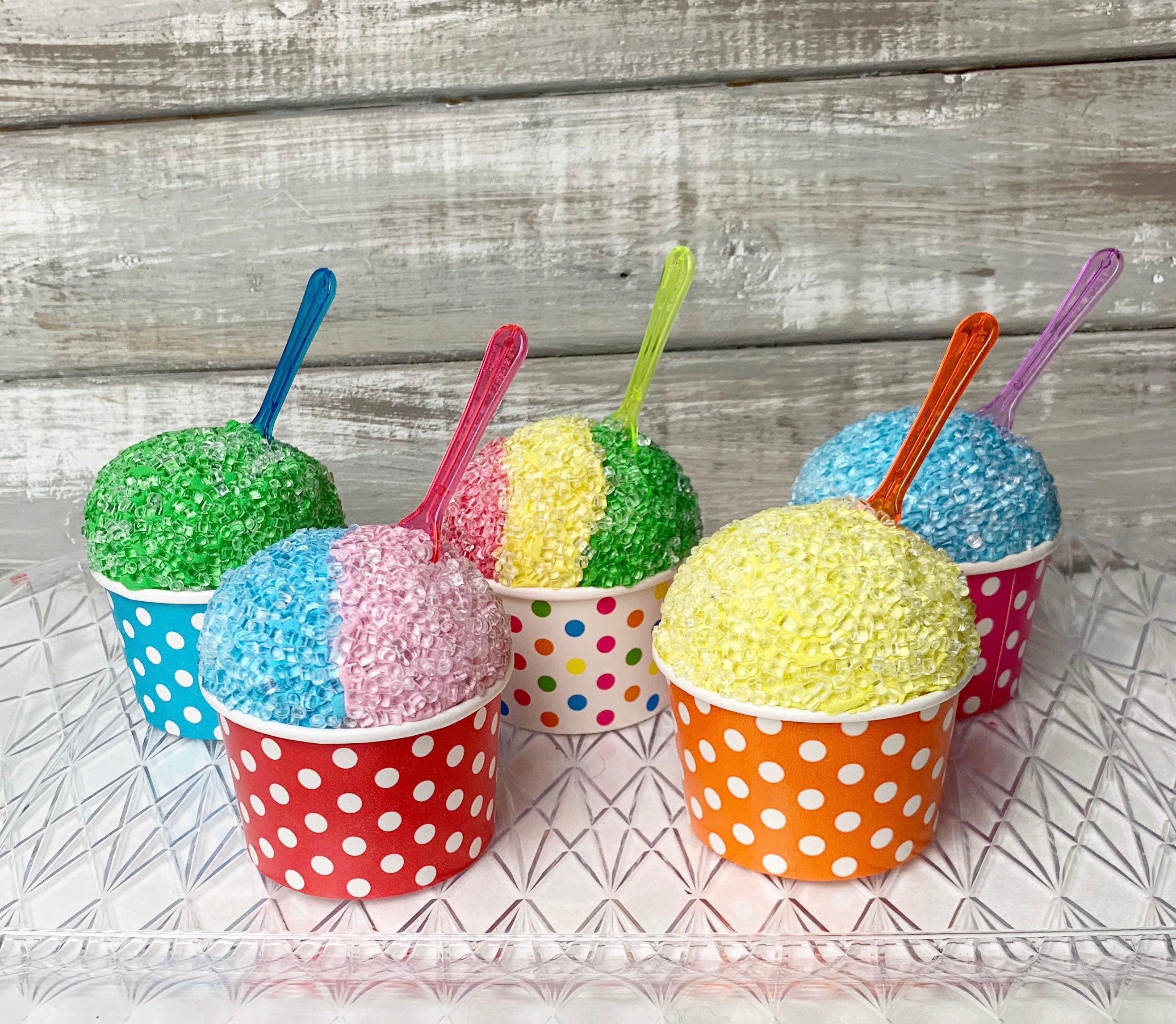 Colorful & Fun Homemade Snow Cone Slime Recipe