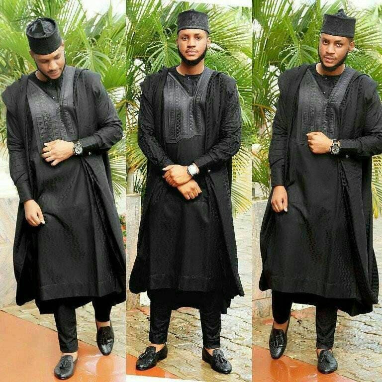 Agbada for men/African men's design/ 3pcs men Agbada | Etsy