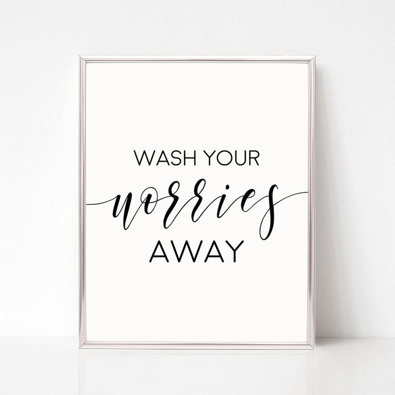 Clean your difficulties absent, Toilet clean signal, Printable lavatory wall artwork, Visitor rest room decor, Lavatory quotations, Lavatory poster photograph relating to Printable Bathroom Quotes called Clean your issues absent, Lavatory clean signal, Printable toilet wall artwork, Visitor rest room decor, Rest room prices, Lavatory poster