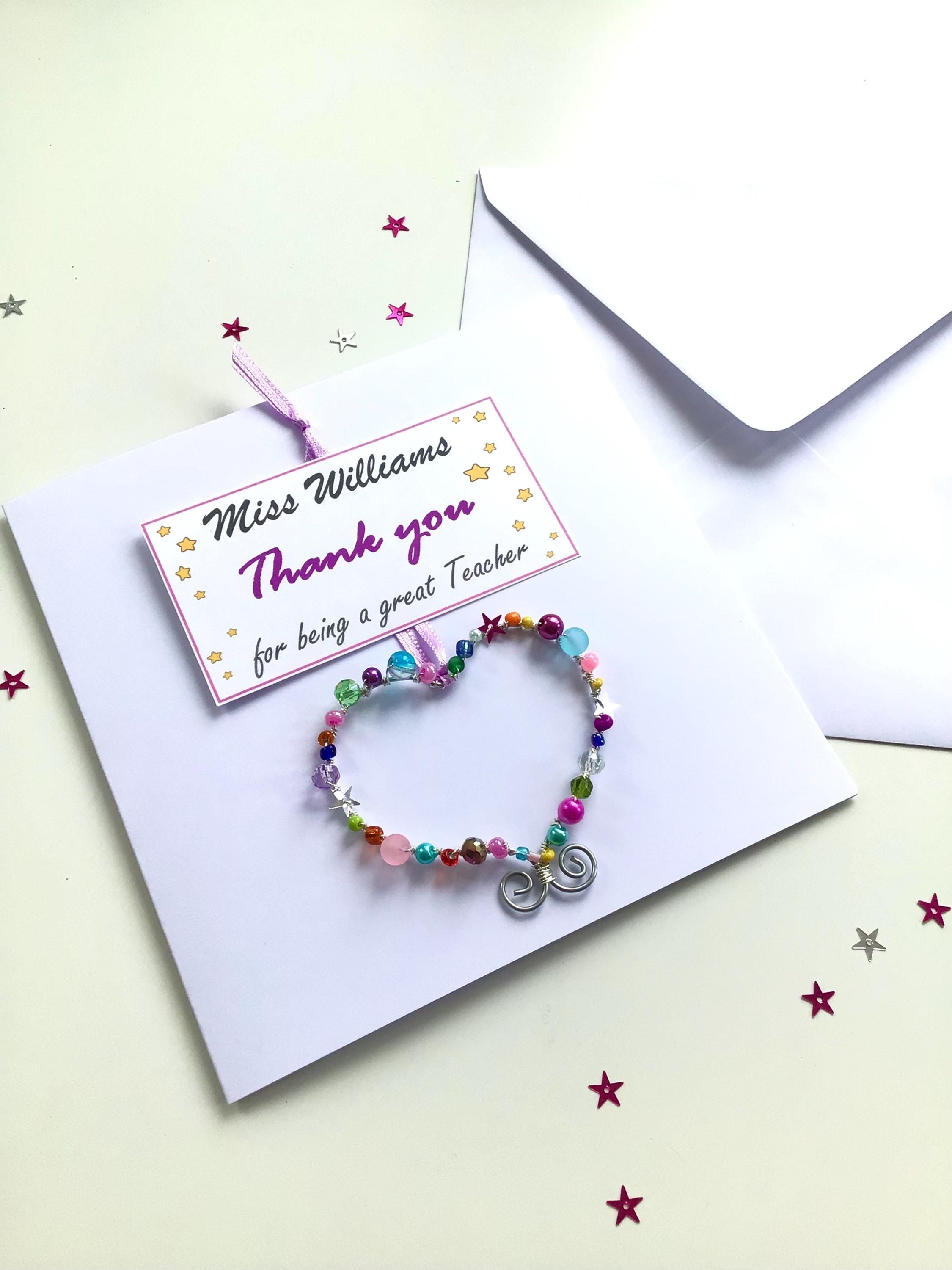 Personalised Thank You Teacher Card, Add the Teachers Name, End of Term ...