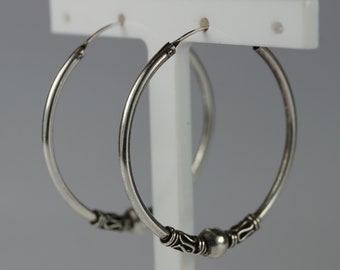 10Mm Bali Hoops 925 Sterling Silver For Women and Girls 10Mm Bali Hoops 925 Sterling Silver For Women and Girls