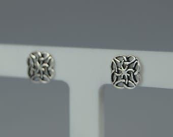 Sterling Silver Celtic Knot Stud Earrings