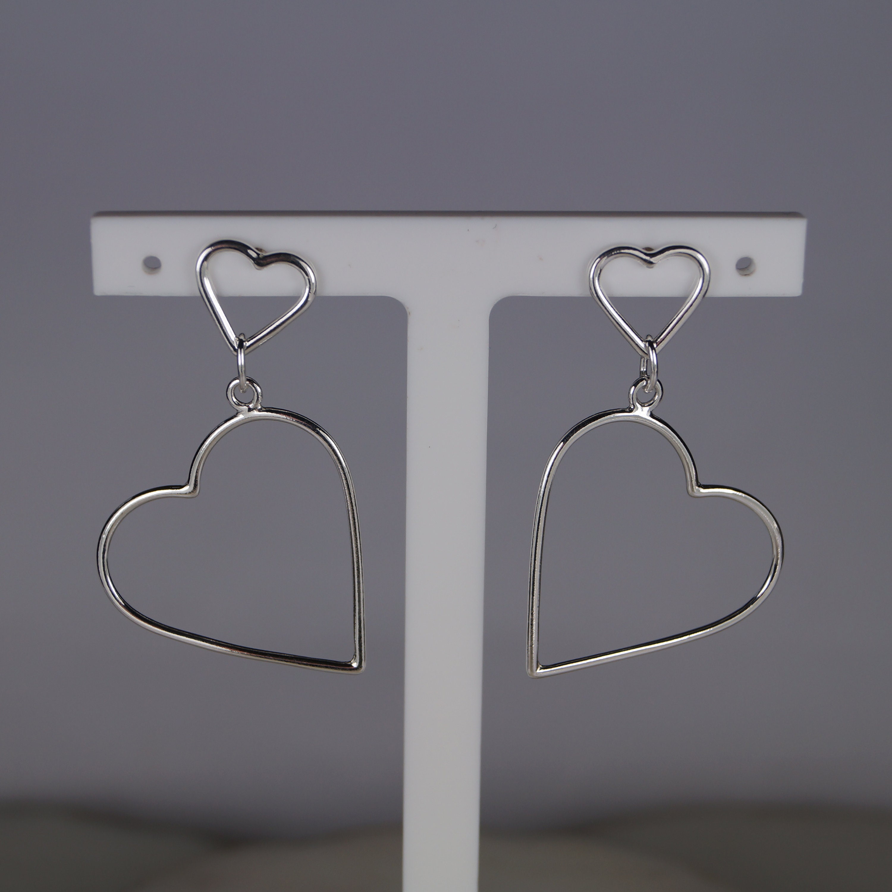 アクセサリー HUMAN MADE Heart Silver Earrings \"Black Buy Human Made Heart Earring 'Black' - HM27GD065 BLAC | GOAT