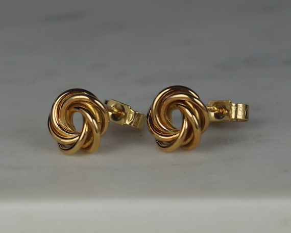 Pre owned gold earrings new arrivals