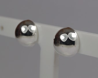 Sterling Silver Trinity Knot Stud Earrings - Small Petite Design
