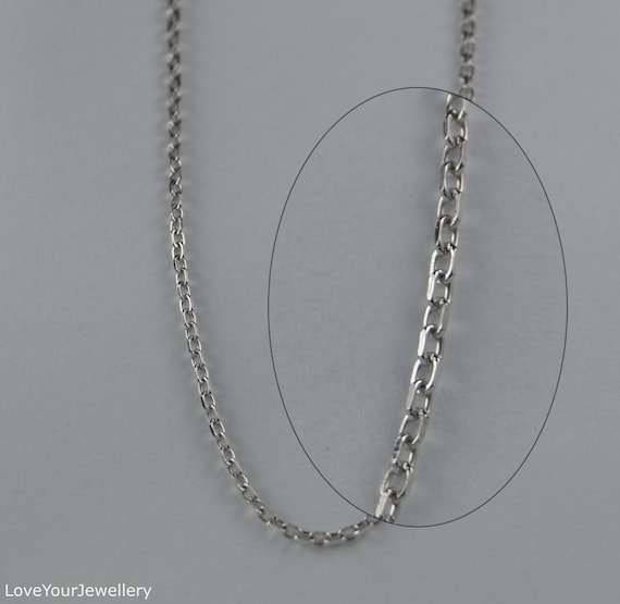 Sterling silver necklace 14 inch deals