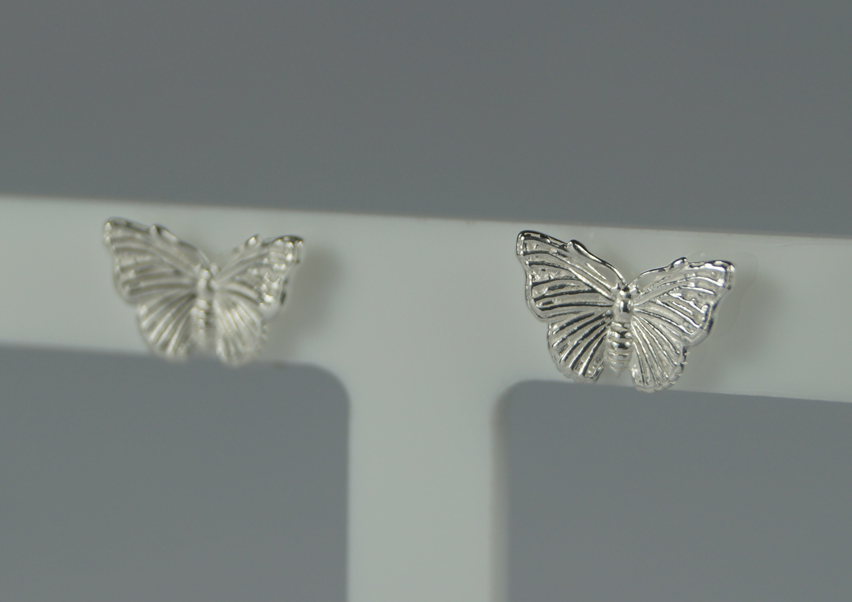6 Mm Large Butterfly Earring Backs, Surgical Stainless Steel 201  Scrollbacks Silver Color 20 Pc. 