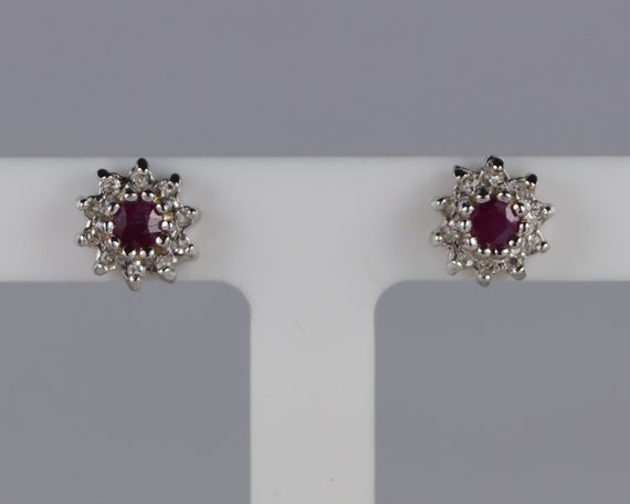 H samuel ruby earrings discount