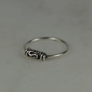 Sterling Silver Nose Ring, 10mm Celtic Sterling Silver Nose Ring, 0.6mm gauge.